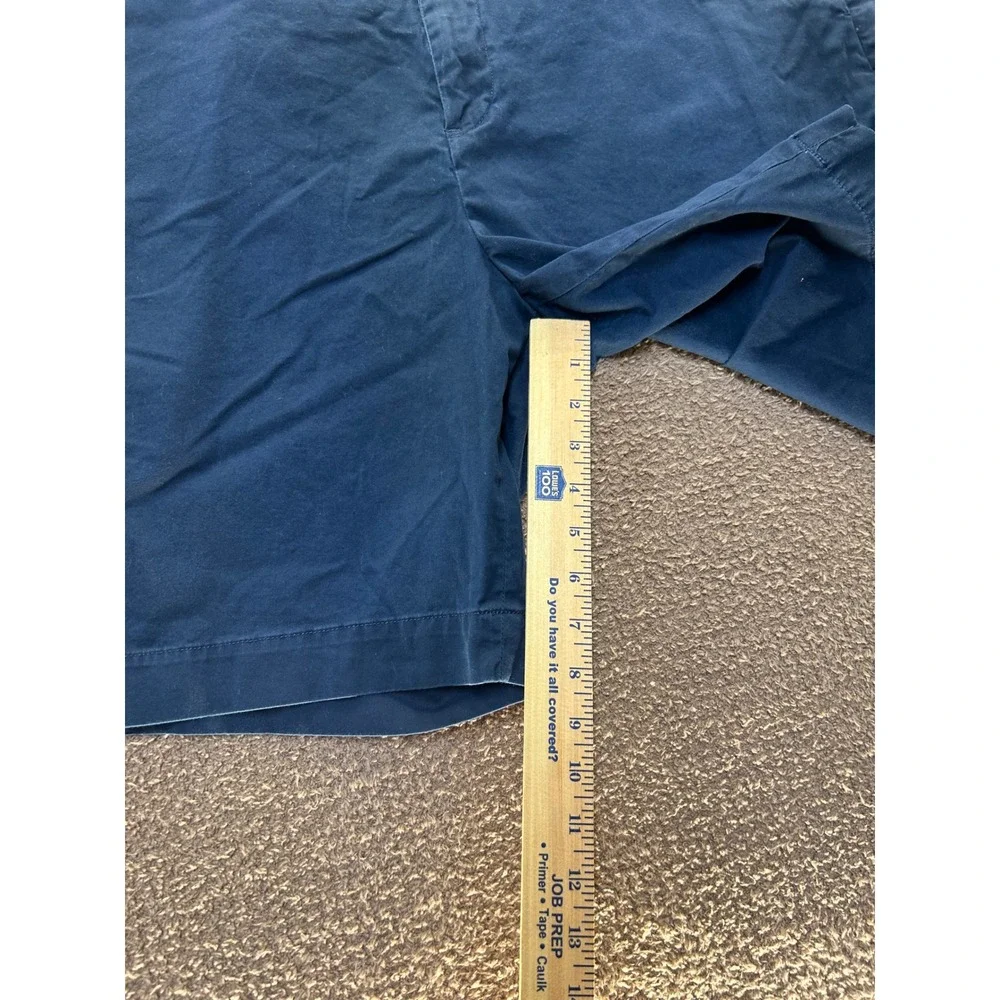 Polo Ralph Lauren Mens Navy Blue Stretch Classic Fit Chino Shorts Size 38